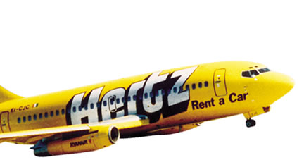 Ryan Air Hertz Livery